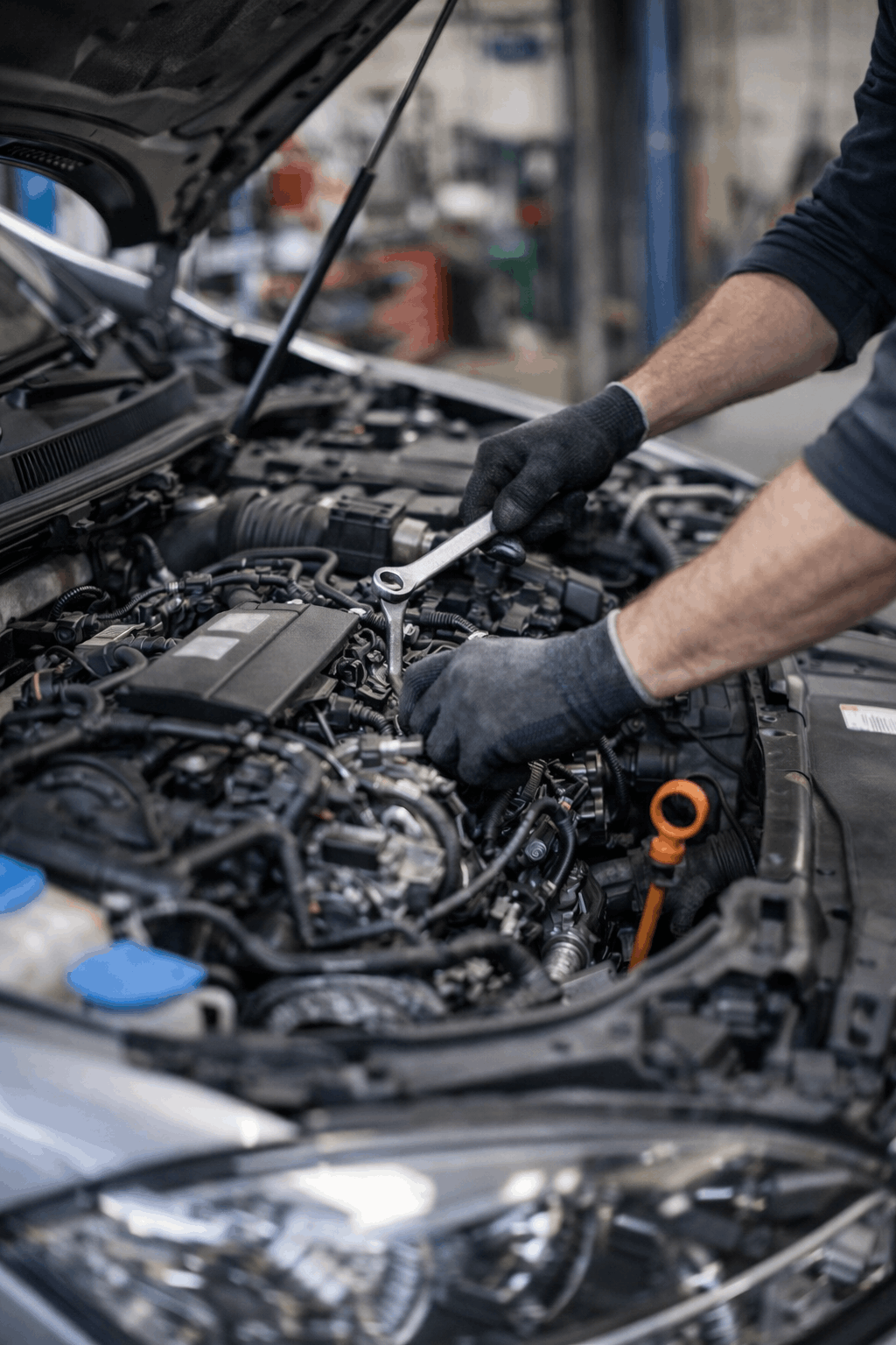 Service et technique de Mécanique suite à choc